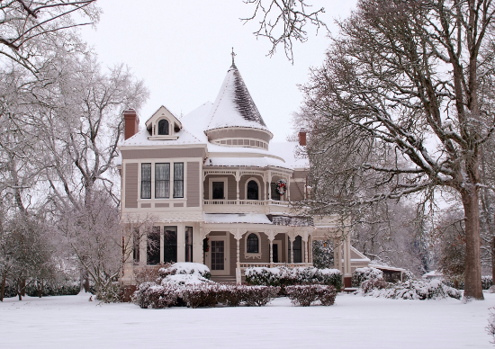 Settlemier House in Winter