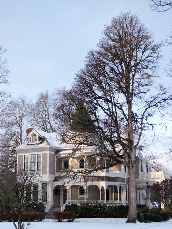 Settlemier House in Winter